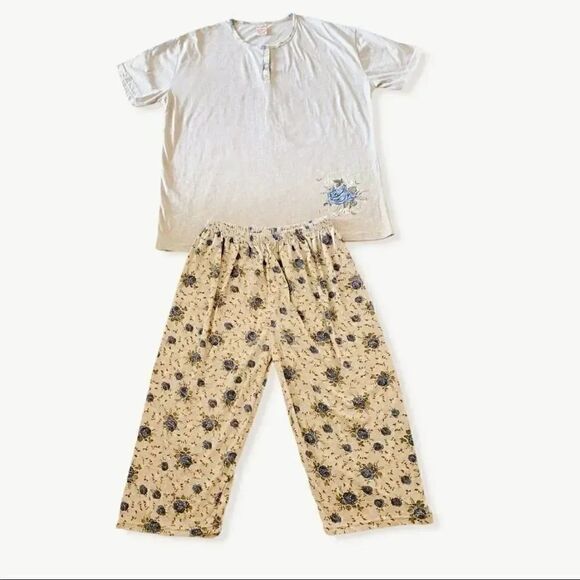 Plus Size Womens Two Pieces Set Pajama 4 XL - Picture 1 of 5